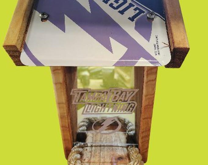 Tampa Bay Lightning Two-Sided Cedar Bird Feeder