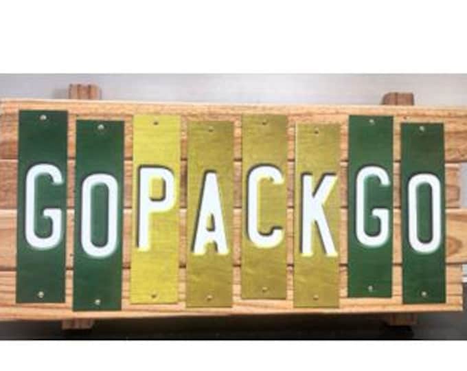 Go Pack Go Color Fun Strip Sign