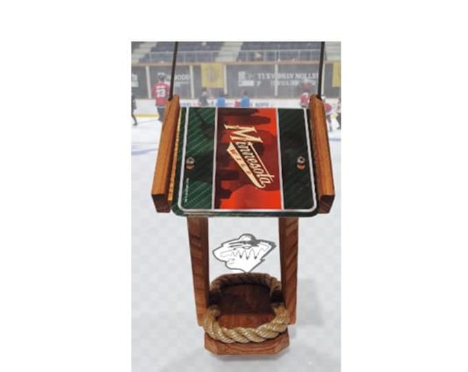 Minnesota Wild Two-Sided Cedar Bird Feeder