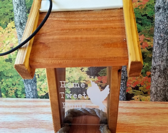 Home Tweet Home Two-Sided Cedar Bird Feeder