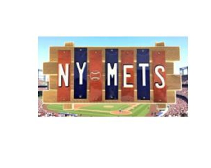 NY Mets Color Fun  Strip Sign