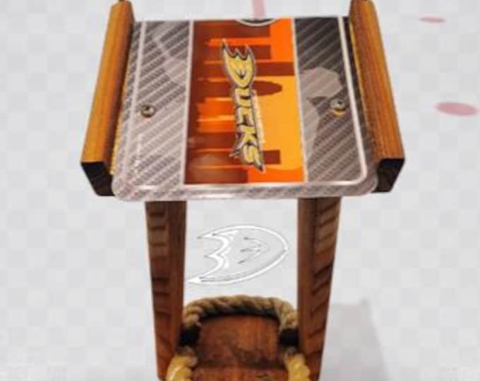 Anaheim Ducks Two-Sided Cedar Bird Feeder