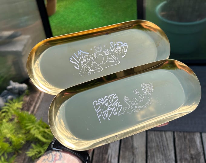 Featured listing image: Custom stainless steel graphic tray