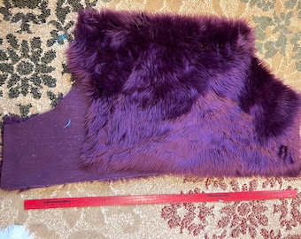 Howl Fabrics merlot luxury shag faux fur