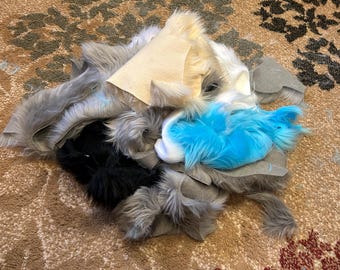Howl Fabrics faux fur scraps
