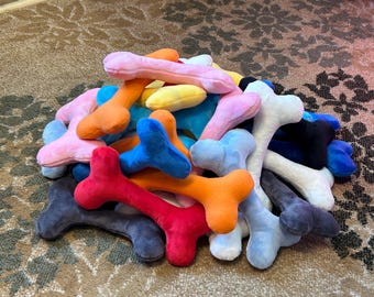 10in. Plush bones