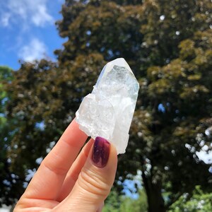 Lemurian Clear Quartz Cluster from Colombia (2 3/4&quot;) For Crystal Magic, Energy Practitioner Crystal, Lemurian Past Life, Metaphysical Quartz