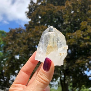 Lemurian Clear Quartz Cluster from Colombia (2 7/8&quot;) For Crystal Magic, Energy Practitioner Crystal, Lemurian Past Life, Metaphysical Quartz