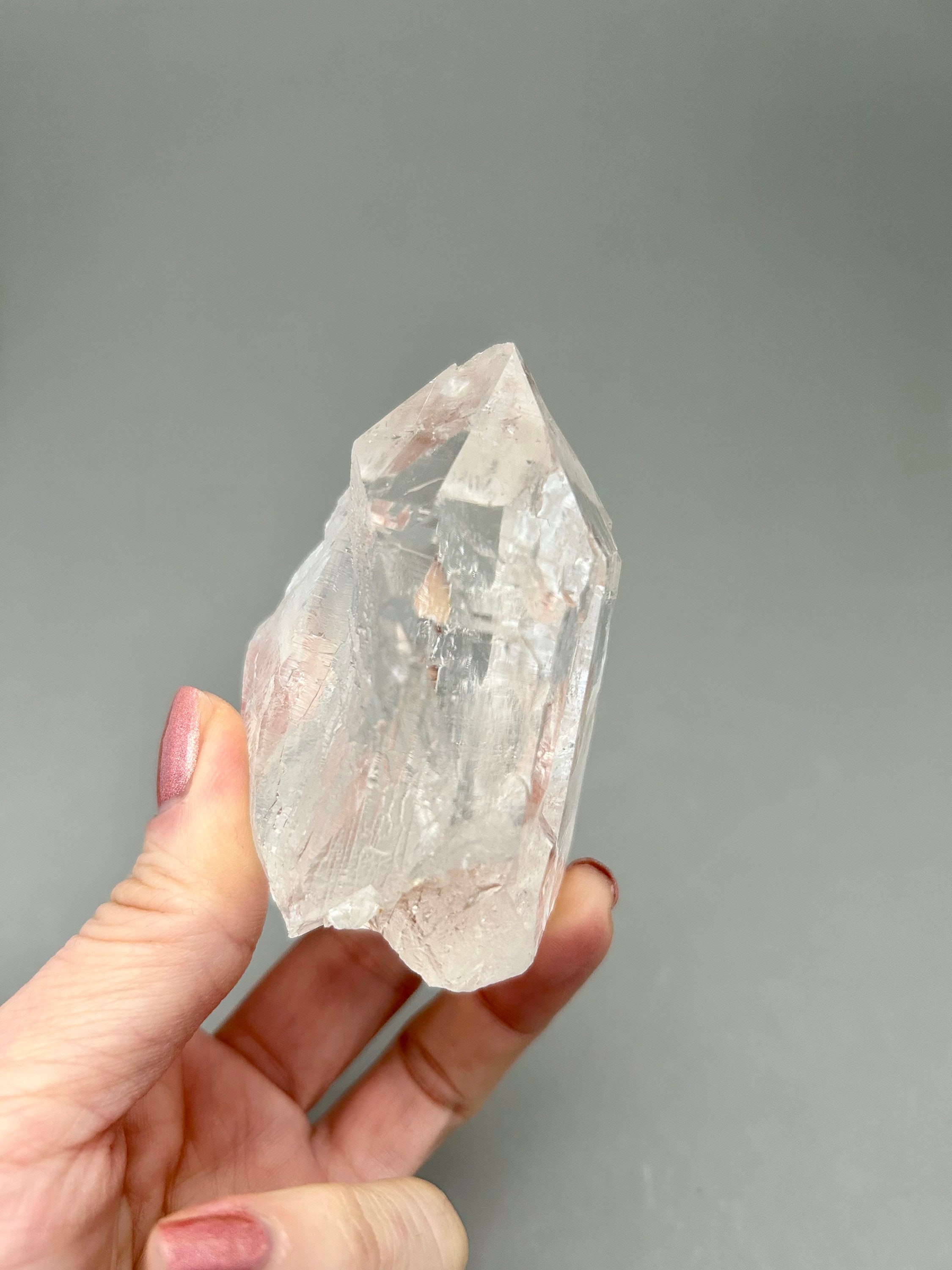 Rough Himalayan Clear Quartz from Kullu Valley India Crystal Specimen Collectors Quartz Point High Vibrational Quartz Akashic Record Crystal