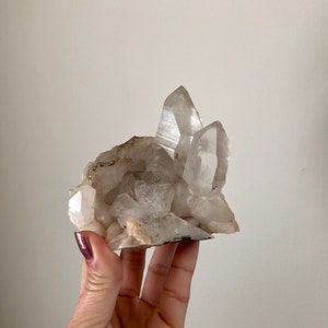Himalayan Quartz Cluster Nirvana Quartz Himalaya Samadhi Quartz Raw Crystal Collector Crystal Peaceful Stone Meditation Crystal Cluster
