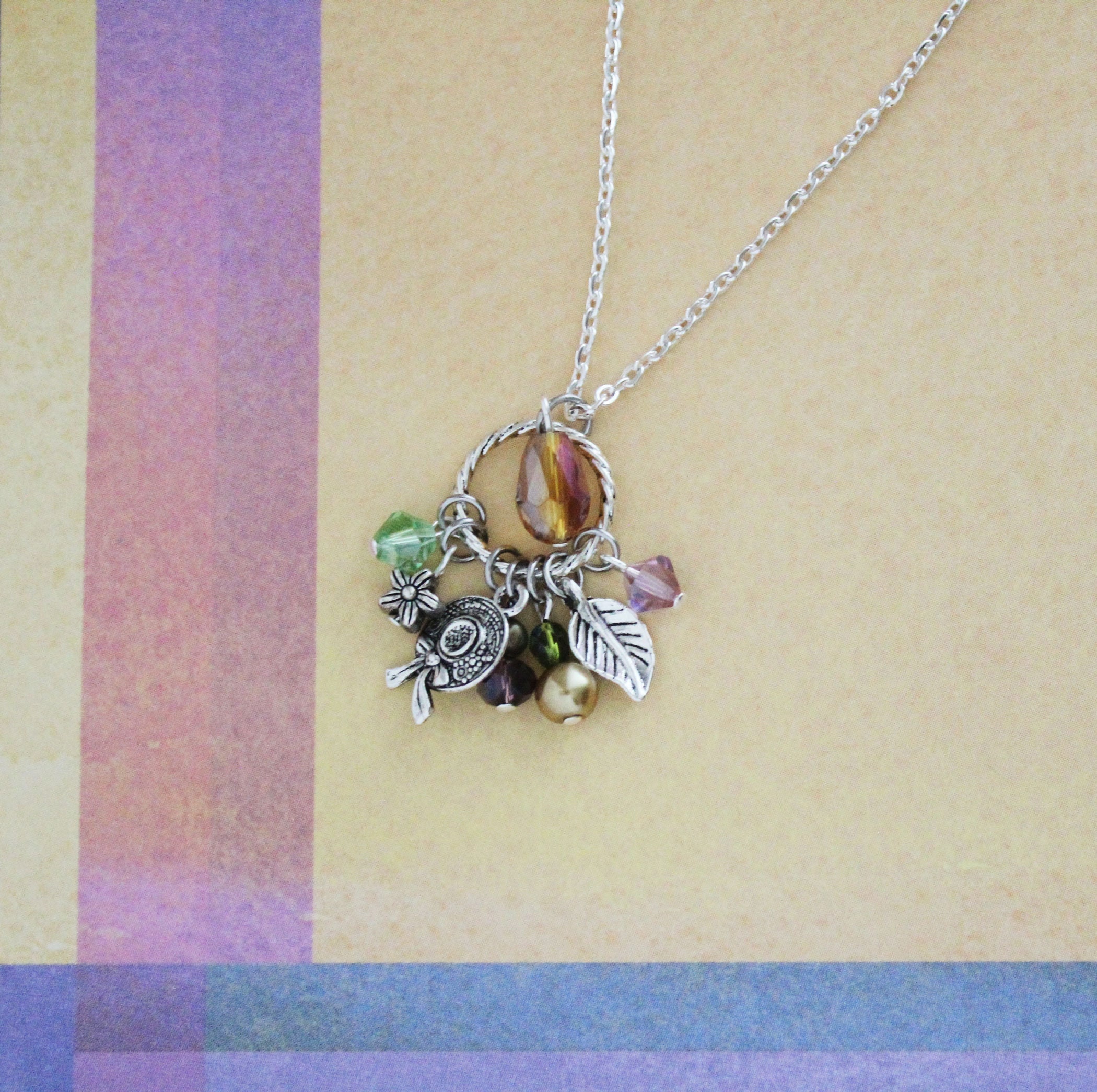 Anne of Green Gables Necklace Silver Charm Pendant Anne of Green