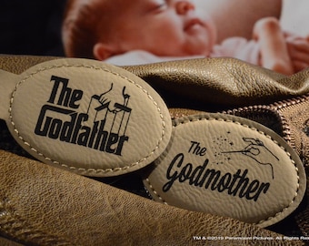 The Godfather Godparent Proposal Gift Set, Engraved Keychain