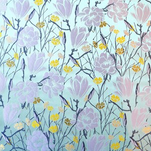 Tessuto Jacquard a Fiori stile giapponese colori pastello