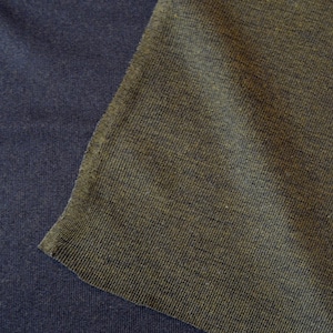Maglia lana verde militare scuro e poliestere nero