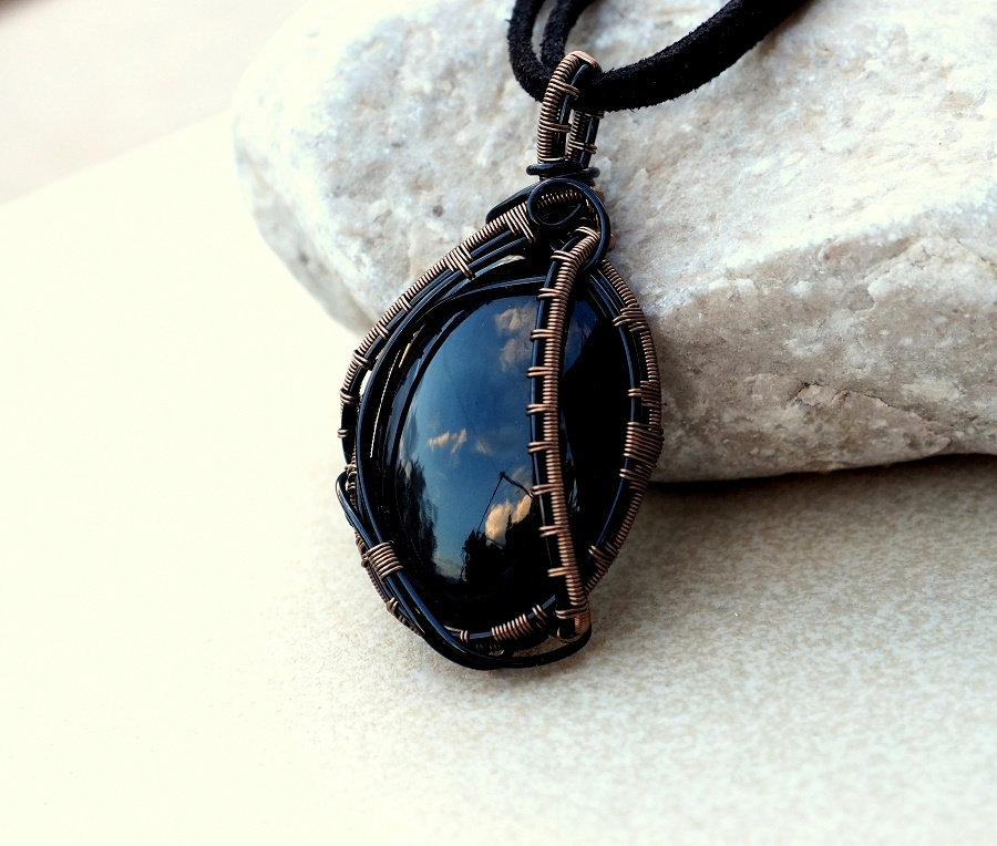 obsidian jewelry