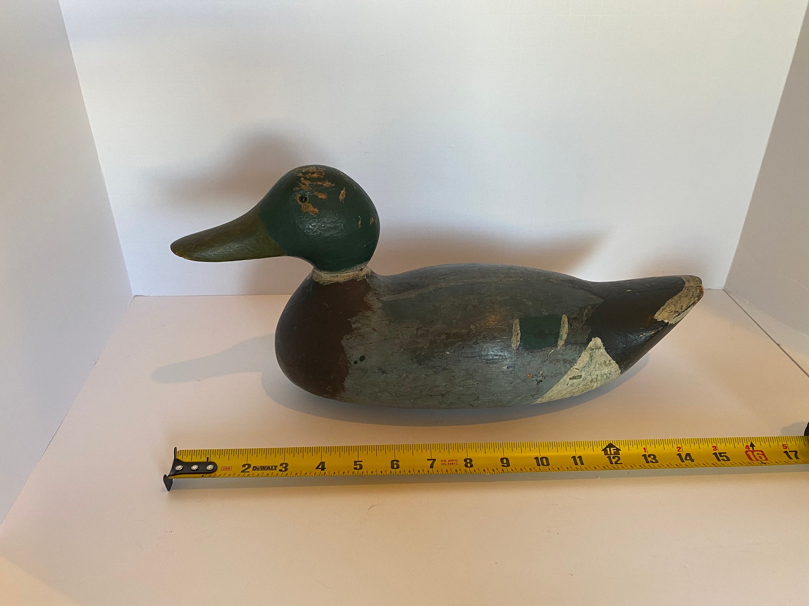 Vintage Wooden Hand Made Mallard Duck Decoy Etsy UK