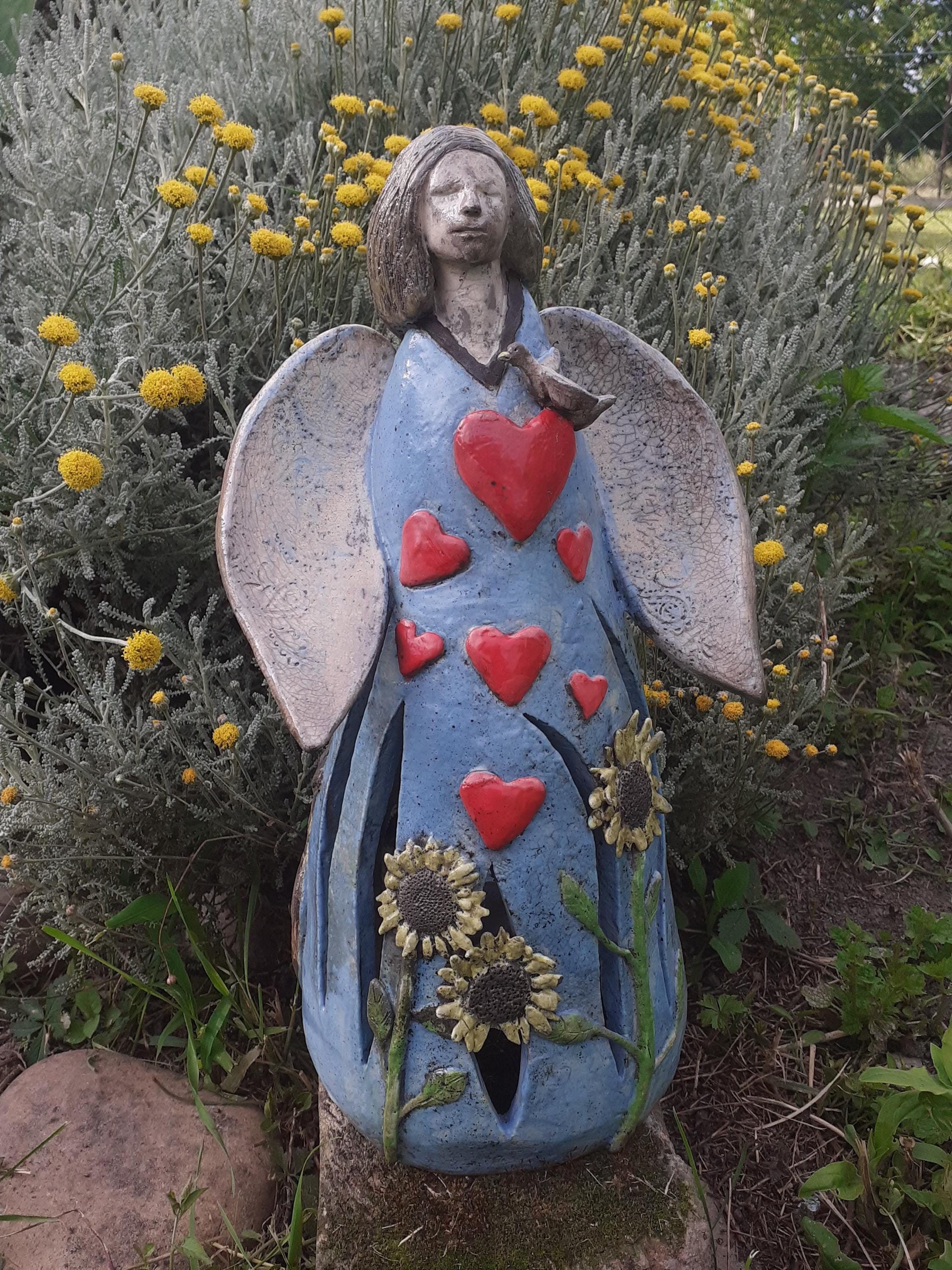 Original, hand made ceramic angel