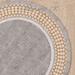 Round Rug, Machine Washable Rug, Area Rug Cotton Rug, Handblock Printed ...