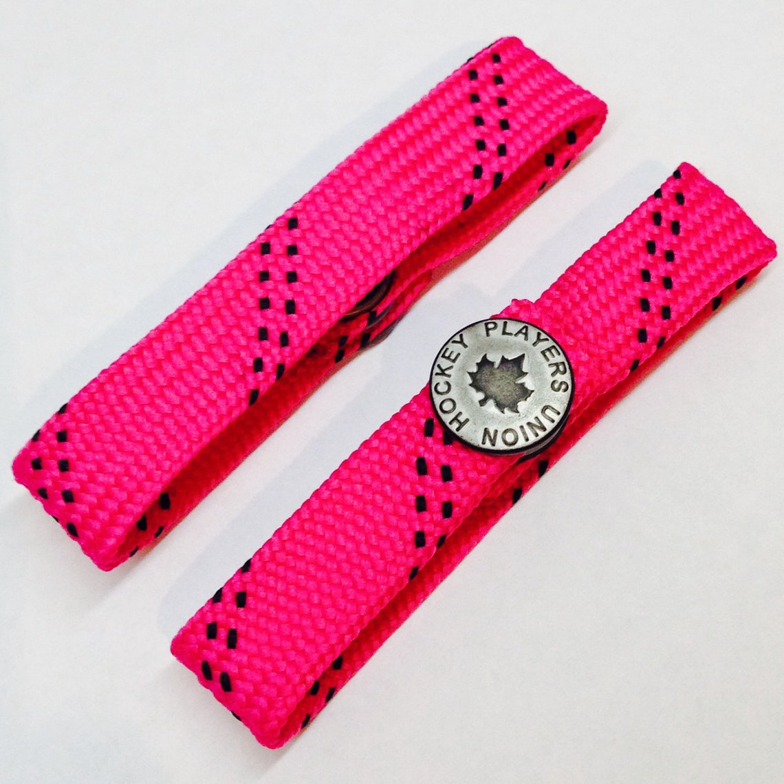 Pink Hockey Lace Wristy bracelet Etsy