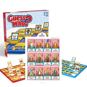 The Simpsons Guess Who Game Characters PHYSICAL GAME image 2