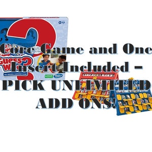 Core Game with Unlimited Add On Sets!! - Guess Who Version 2.0 - PHYSICAL GAME INCLUDED!!