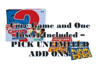 Core Game with Unlimited Add Ons!! - Guess Who Version 2.0 - PHYSICAL GAME INCLUDED!!