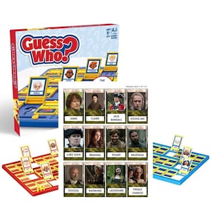 Personajes del juego Outlander Guess Who: SOLO ARCHIVO DIGITAL