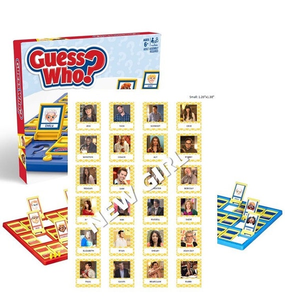 New Girl Characters Guess Who Game Characters DIGITAL FILE ONLY
