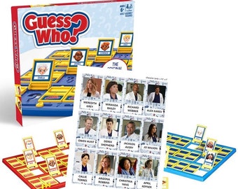 Grey's Anatomy Guess Who Game Characters - PHYSICAL GAME
