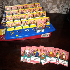 The Simpsons Guess Who Game Characters PHYSICAL GAME image 1