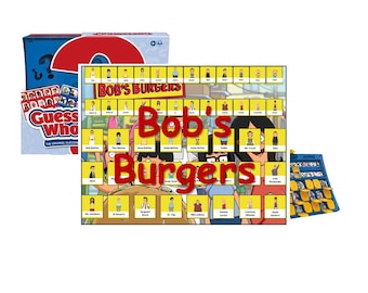 Bob's Burgers Guess Who Game: Version 2.0 - PHYSICAL GAME INCLUDED