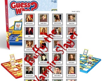 Buffy the Vampire Slayer Guess Who Game Characters - DIGITAL FILE ONLY