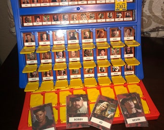 Supernatural Guess Who Game Characters - Physical Game Version 2.0 - PHYSICAL GAME INCLUDED