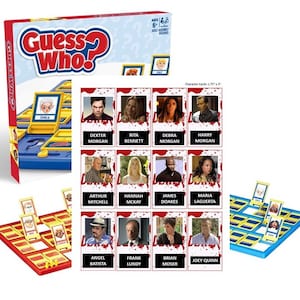 Dexter Guess Who-spelkaarten - ALLEEN DIGITAAL BESTAND