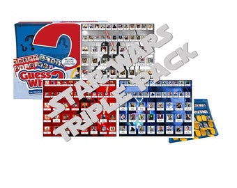 Star Wars Guess Who Game Characters - 3 Files - One set per trilogy! - Guess Who Version 2.0 Size Only! DIGITAL FILE ONLY!