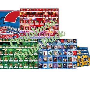 Christmas Guess Who Game Characters: Version 2.0 (Digital File Only)