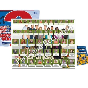 Parks and Recreation Guess Who Game: Version 2.0 - PHYSICAL GAME INCLUDED