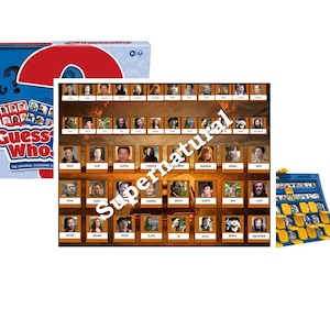 Supernatural Guess Who Game: Version 2.0 - PHYSICAL GAME INCLUDED