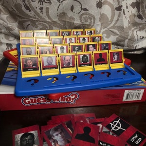 Cartes de jeu Devinez qui tueurs en série - JEU PHYSIQUE !
