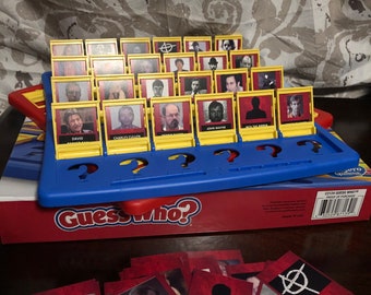 Serial Killers Guess Who Game Cards - PHYSICAL GAME!