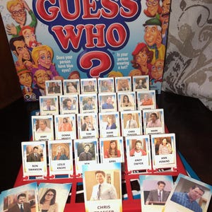Parks and Recreation Guess Who Game Characters - Classic Version - PHYSICAL GAME INCLUDED!!