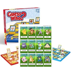 Pokemon Guess Who Spiel Charaktere - NUR DIGITAL DATEI