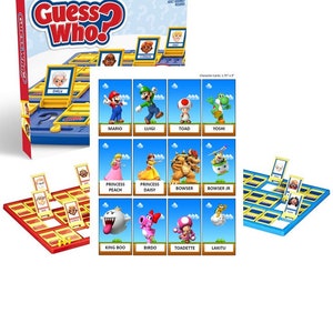 Personnages du jeu Super Mario Devinez qui - FICHIER NUMÉRIQUE UNIQUEMENT
