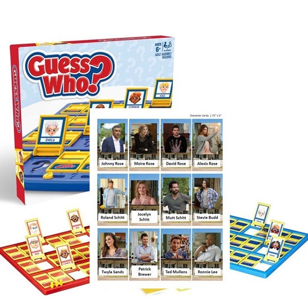 Schitts Creek Guess Who Game Characters - DIGITAL FILE ONLY