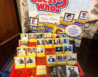 Halloween Horror Movie Villains Guess Who Game Characters - PHYSICAL GAME INCLUDED