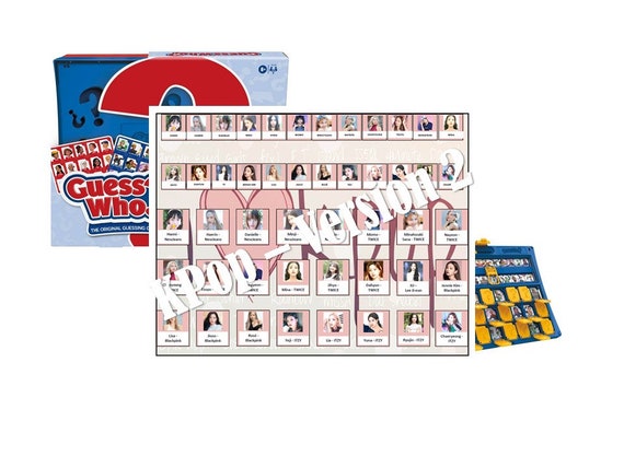 Kpop Version (with All Female Bands) Guess Who Game Characters