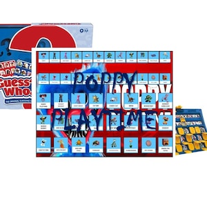 Poppy Playtime Guess Who Game Characters - Guess Who Version 2.0 PHYSICAL GAME INCLUDED!