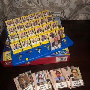 The Office Guess Who Game Characters - PHYSICAL GAME