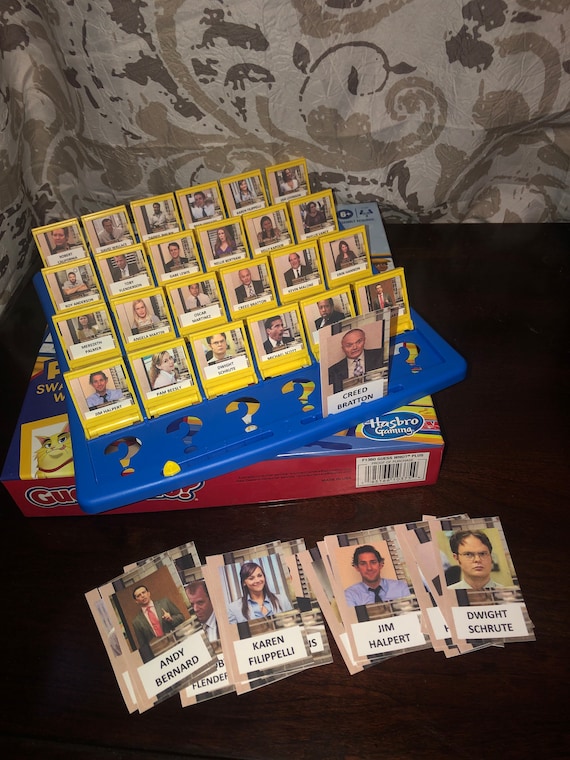 The Office Guess Who Game Characters PHYSICAL GAME