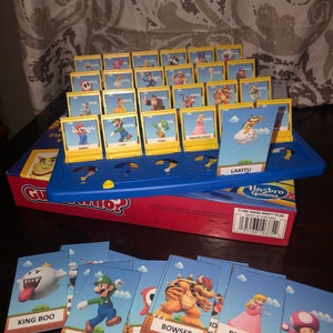 Super Mario Guess Who Game Characters - PHYSICAL GAME